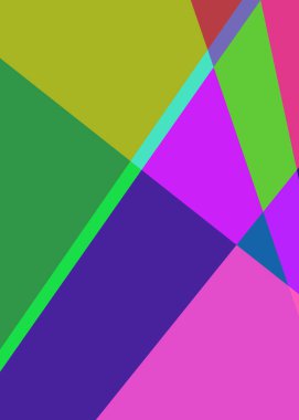 Geometrik soyutlama üretken sanat arkaplan çizimi