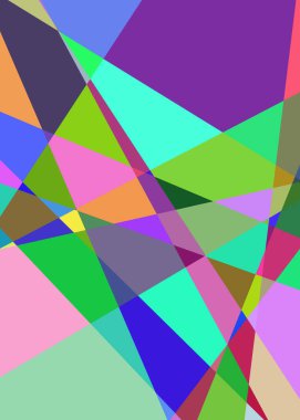 Geometrik soyutlama üretken sanat arkaplan çizimi