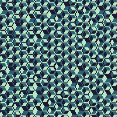  Altıgen Labirent deseni soyut illüstrasyon