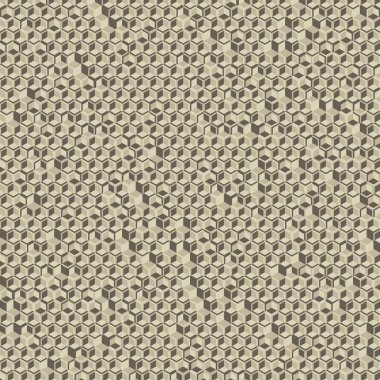  Altıgen Labirent deseni soyut illüstrasyon