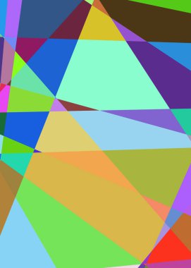 Geometrik soyutlama üretken sanat arkaplan çizimi