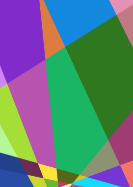 Geometrik soyutlama üretken sanat arkaplan çizimi