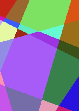 Geometrik soyutlama üretken sanat arkaplan çizimi