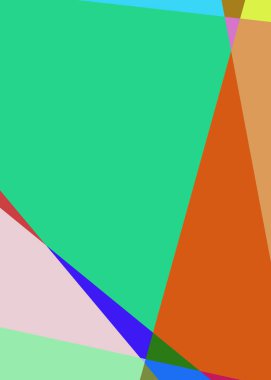 Geometrik soyutlama üretken sanat arkaplan çizimi