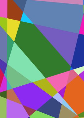 Geometrik soyutlama üretken sanat arkaplan çizimi