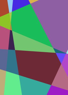 Geometrik soyutlama üretken sanat arkaplan çizimi