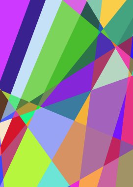 Geometrik soyutlama üretken sanat arkaplan çizimi