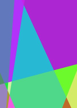 Geometrik soyutlama üretken sanat arkaplan çizimi