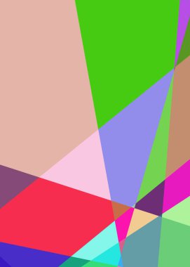 Geometrik soyutlama üretken sanat arkaplan çizimi