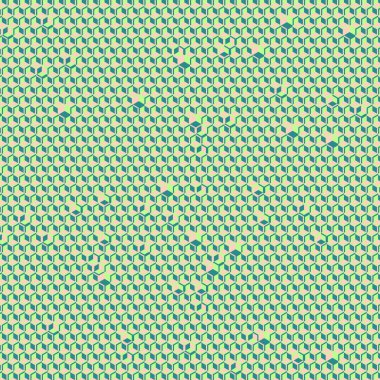  Altıgen Labirent deseni soyut illüstrasyon