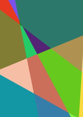 Geometrik soyutlama üretken sanat arkaplan çizimi