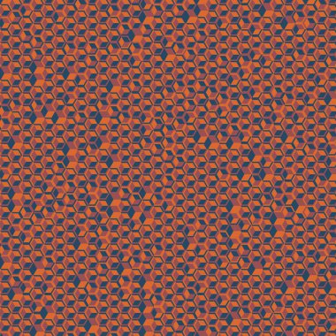  Altıgen Labirent deseni soyut illüstrasyon