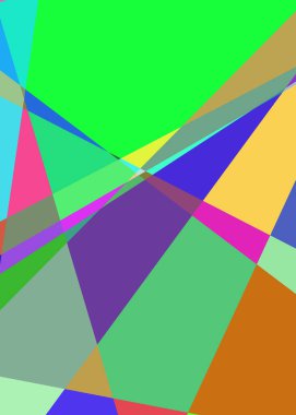 Geometrik soyutlama üretken sanat arkaplan çizimi