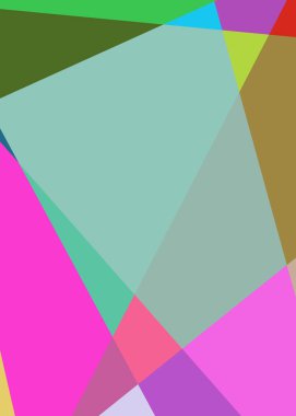 Geometrik soyutlama üretken sanat arkaplan çizimi