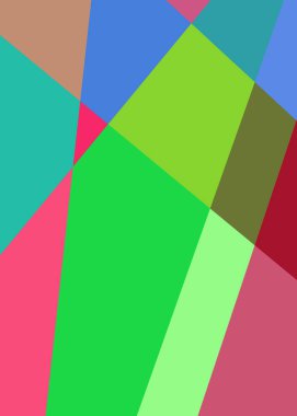 Geometrik soyutlama üretken sanat arkaplan çizimi