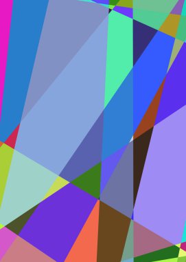 Geometrik soyutlama üretken sanat arkaplan çizimi