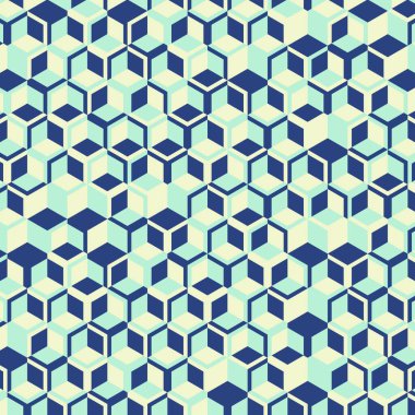  Altıgen Labirent deseni soyut illüstrasyon