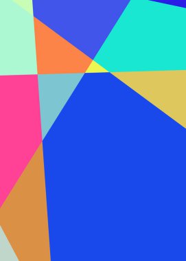 Geometrik soyutlama üretken sanat arkaplan çizimi