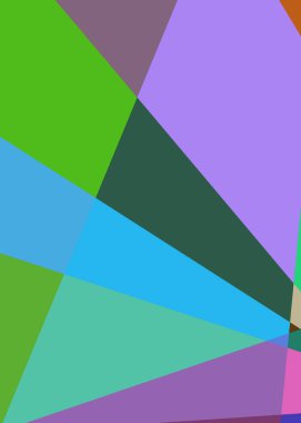 Geometrik soyutlama üretken sanat arkaplan çizimi