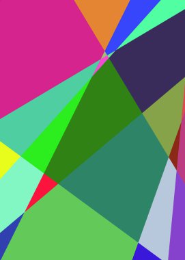 Geometrik soyutlama üretken sanat arkaplan çizimi