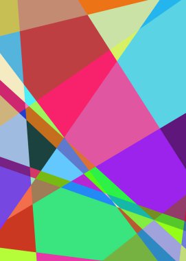 Geometrik soyutlama üretken sanat arkaplan çizimi