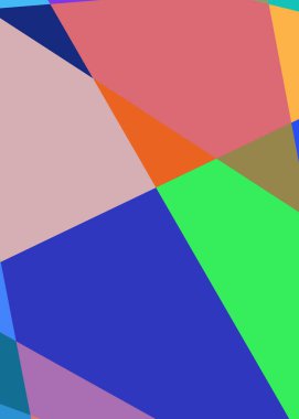 Geometrik soyutlama üretken sanat arkaplan çizimi