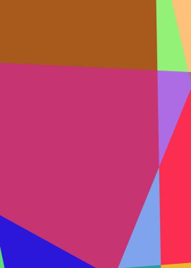 Geometrik soyutlama üretken sanat arkaplan çizimi