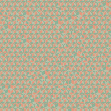  Altıgen Labirent deseni soyut illüstrasyon