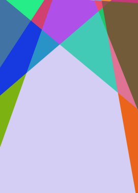 Geometrik soyutlama üretken sanat arkaplan çizimi