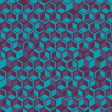  Altıgen Labirent deseni soyut illüstrasyon