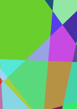 Geometrik soyutlama üretken sanat arkaplan çizimi