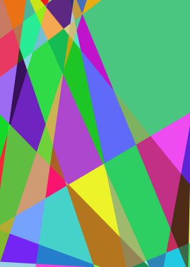 Geometrik soyutlama üretken sanat arkaplan çizimi