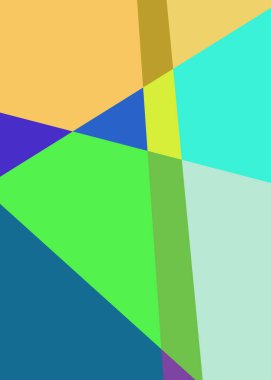 Geometrik soyutlama üretken sanat arkaplan çizimi