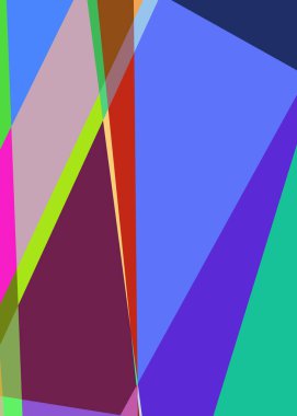 Geometrik soyutlama üretken sanat arkaplan çizimi