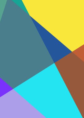 Geometrik soyutlama üretken sanat arkaplan çizimi