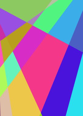 Geometrik soyutlama üretken sanat arkaplan çizimi