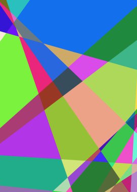 Geometrik soyutlama üretken sanat arkaplan çizimi