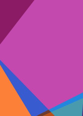 Geometrik soyutlama üretken sanat arkaplan çizimi