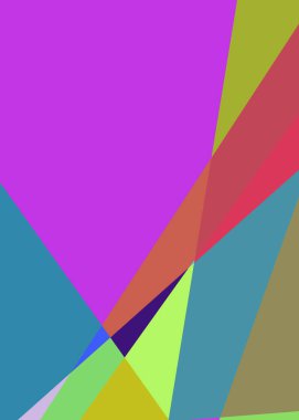 Geometrik soyutlama üretken sanat arkaplan çizimi