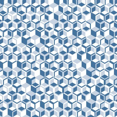  Altıgen Labirent deseni soyut illüstrasyon