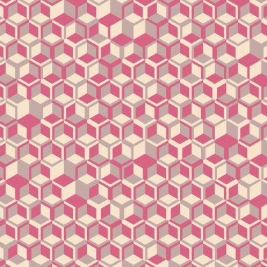  Altıgen Labirent deseni soyut illüstrasyon