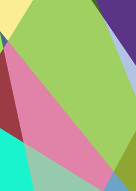 Geometrik soyutlama üretken sanat arkaplan çizimi