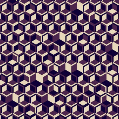  Altıgen Labirent deseni soyut illüstrasyon