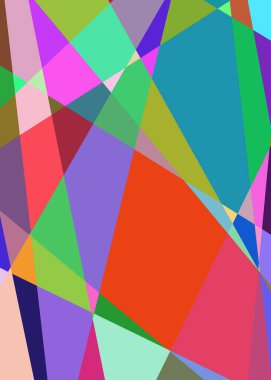 Geometrik soyutlama üretken sanat arkaplan çizimi