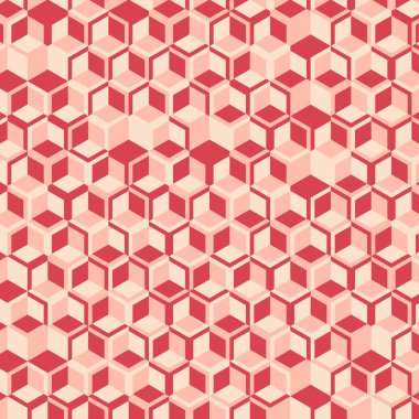  Altıgen Labirent deseni soyut illüstrasyon