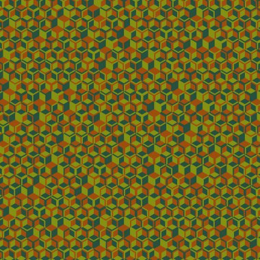  Altıgen Labirent deseni soyut illüstrasyon