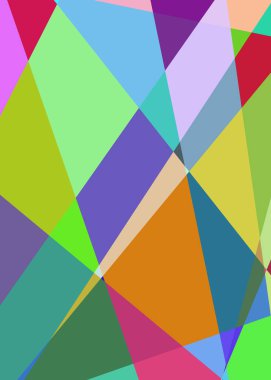 Geometrik soyutlama üretken sanat arkaplan çizimi