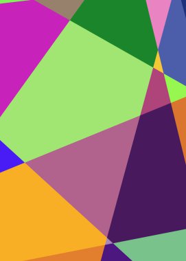 Geometrik soyutlama üretken sanat arkaplan çizimi