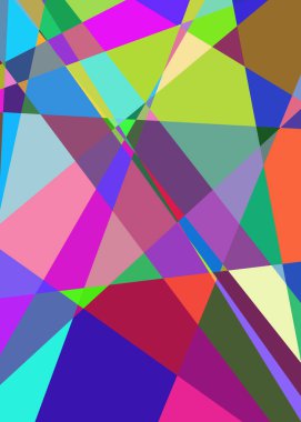 Geometrik soyutlama üretken sanat arkaplan çizimi