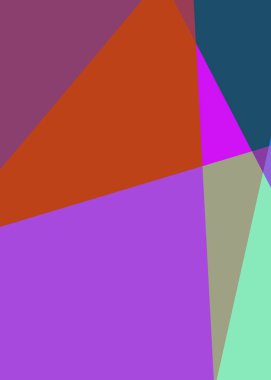 Geometrik soyutlama üretken sanat arkaplan çizimi